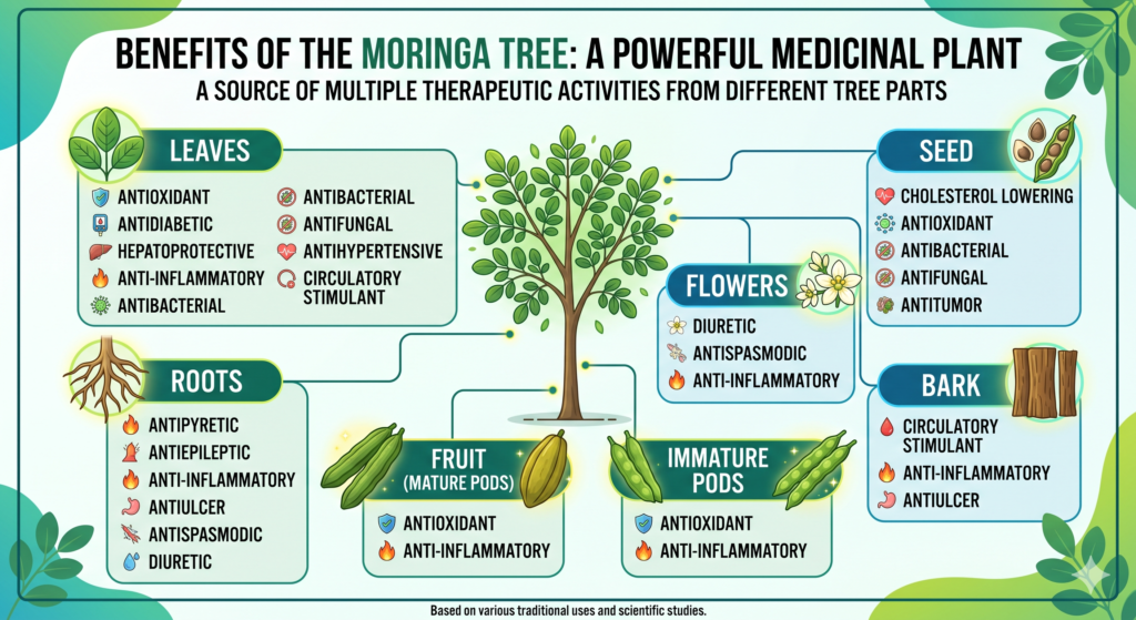what moringa leaves good for