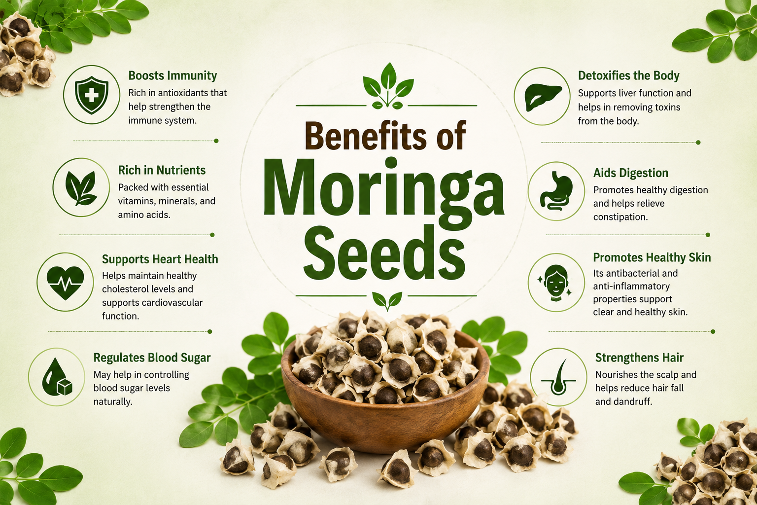 Benefits of Moringa Seeds
