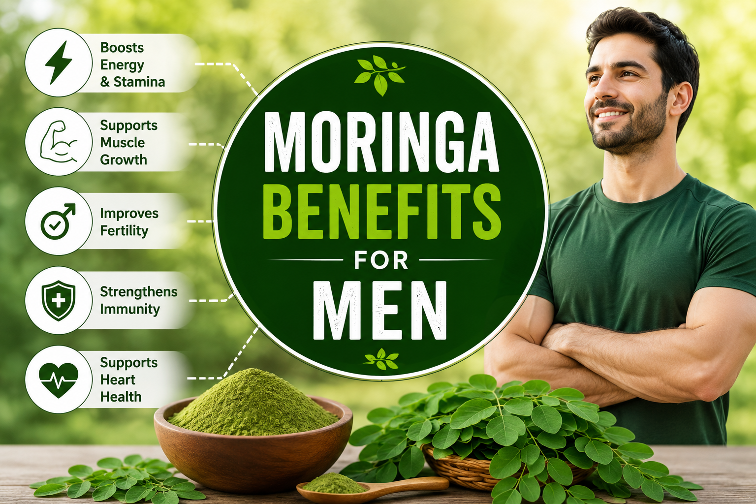 moringa benefits for men