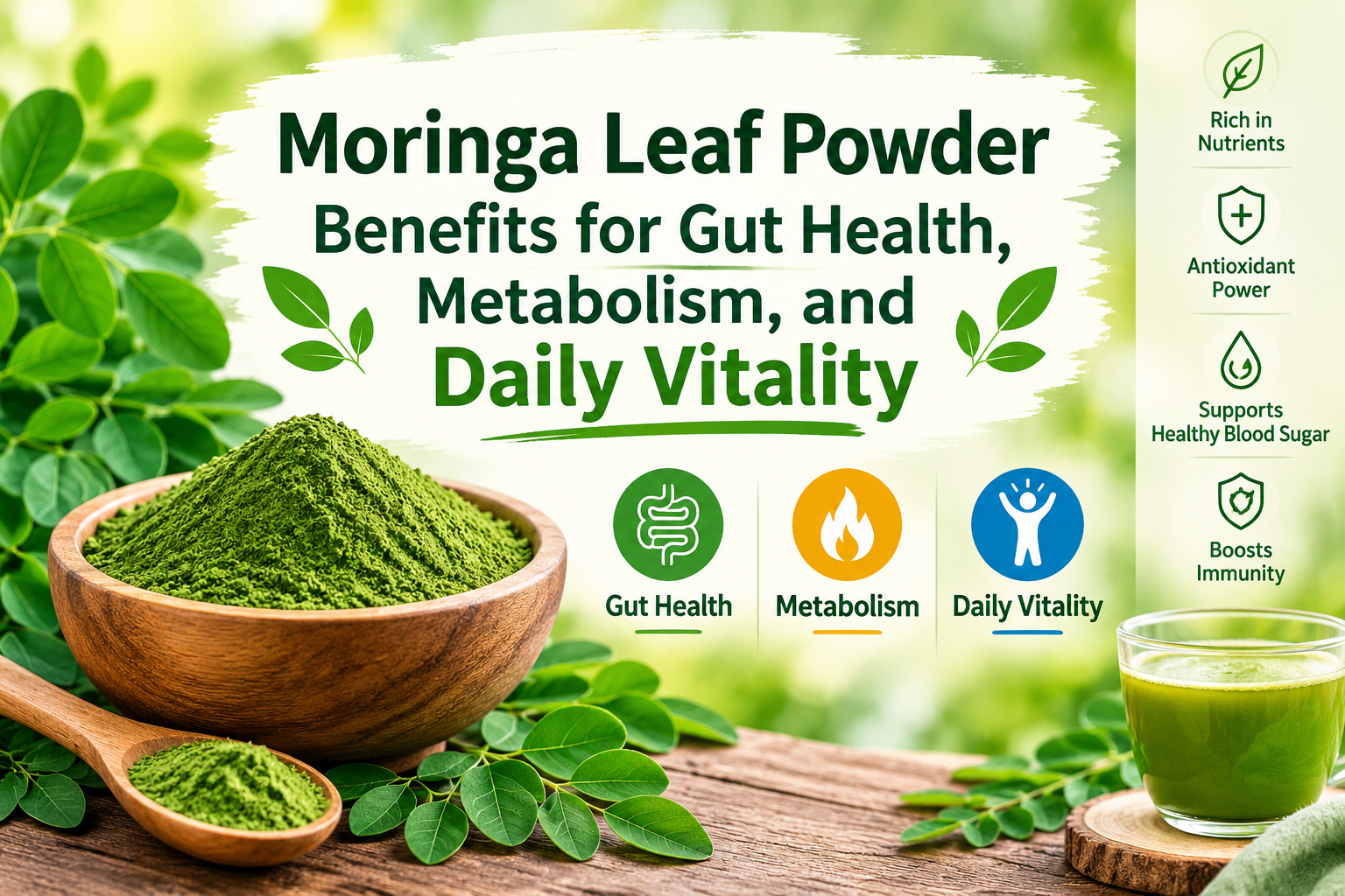 Moringa Leaf Powder Benefits